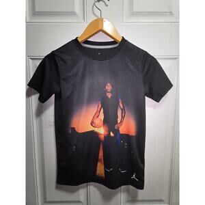 Michael Jordan Air Jordan Basketball Sunset Boys Athletic Shirt Youth Small